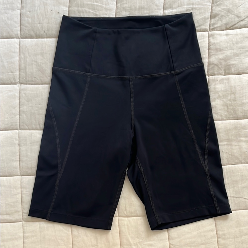 Women's Black High-Waisted Shorts